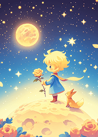 ⭐️星球小王子與狐狸的夢幻玫瑰❤️