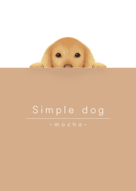 simple dog/mocha brown