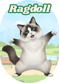 Healing Ragdoll Cat (Green 09)