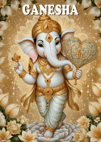Ganesha, golden color, wealth
