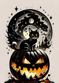 halloween cat fd9020