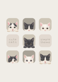 CATS - Mixed breed cat 02 - GREEN GRAY