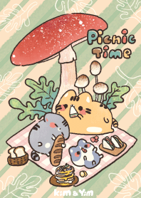 Kim&Yim picnic time brown ver.