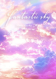 Fantastic colored sky