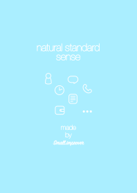 natural standard sense -saxe blue-