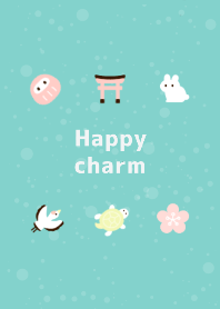 Happy charm♪綠色＆橙色