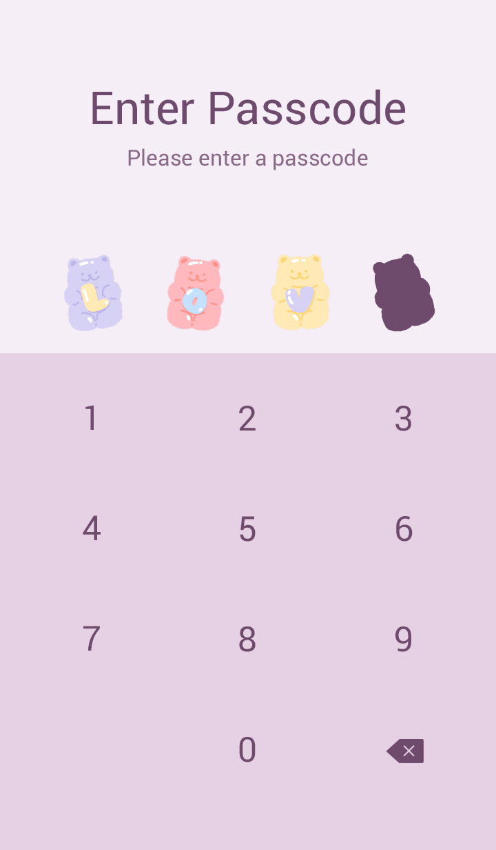 Gummy bear pastel