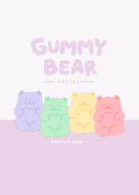 Gummy bear pastel