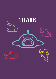 Yellow Green : Colorful shark