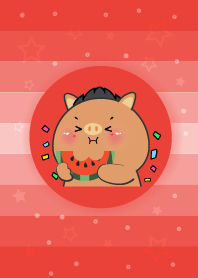 Simple Boar Love Red Theme
