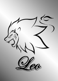 12 constellations Leo-lineart3 Theme