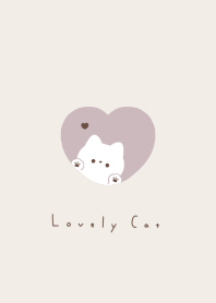 小貓 /lavender beige
