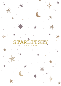 SIMPLE STAR-STARLIT SKY WHITE- 25