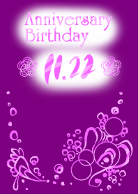 on November 22nd~anniversary,birthday~