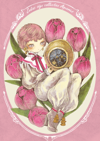 水瓶座 -お花と12星座-