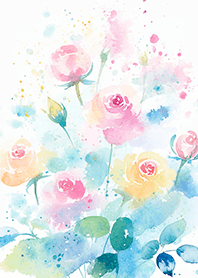 薔薇(バラ)の花の着せかえ(R4007)
