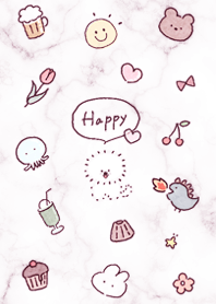 Bichon and Marble violet04_2