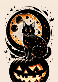 浮世絵万聖節猫 89DC40