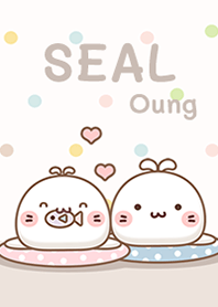 Seal Pastel Polka Dot