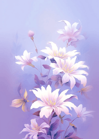 fantasy purple flower