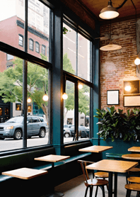 Cozy Coffee shop BCD9D2