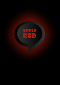 Apple Red Button In Black V.4