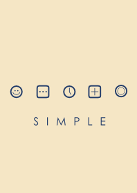 SIMPLE(navy/blue beige)Ver.10