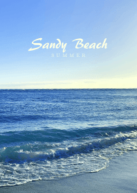 Sandy Beach -BLUE- #fresh