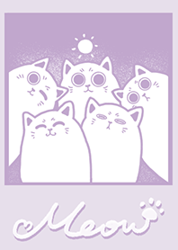 Meow J (Monochrome) - Taro Purple (Pu5)