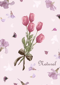 Tulip bouquet pink.