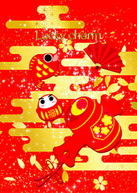 ラッキーだるまとタイ