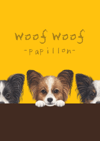 Woof Woof - Papillon - SUNFLOWER