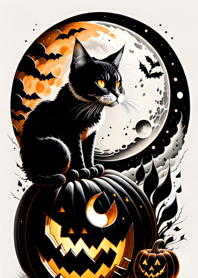 halloween cat a75637