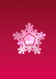Winter snow red