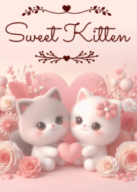 Sweet Kitten No.872 Happy Valentine Day