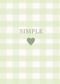 SIMPLE HEART --check naturalgreen