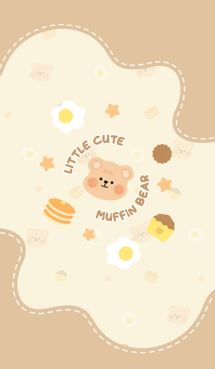 LINE Creators\' Themes - Little cute muffin bear