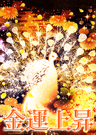 金運UP★豪華絢爛な孔雀の着せかえ