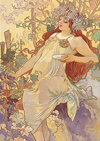 Mucha The Four Seasons "Autumn"