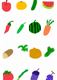 theme of vegetables!