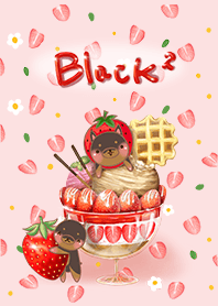 Black+Black*草莓聖代
