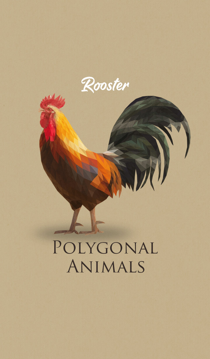 Polygonal Animals [Rooster]