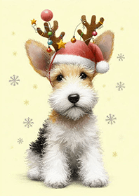 Wira Fox Terrier dog's Christmas Party!