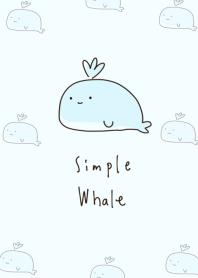 簡單的 鯨 薄荷色