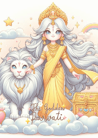 พระแม่อุมาเทวี : ความสุข สมหวัง (เหลือง)