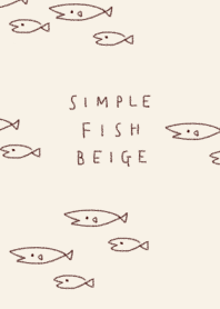簡單的 魚 淺褐色的
