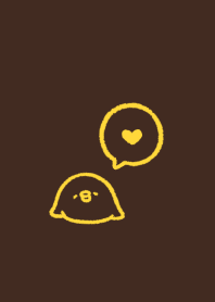 Chill out chick.(brown&yellow02)