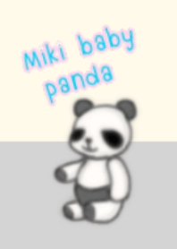 Miki baby panda