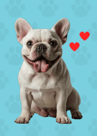 French Bulldog Theme Green 06