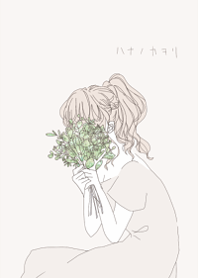 Flower scent and girl3.